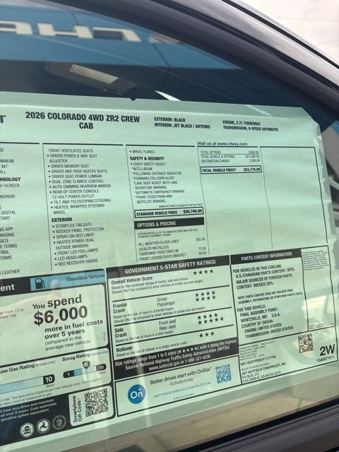 2026 Chevrolet Colorado ZR2